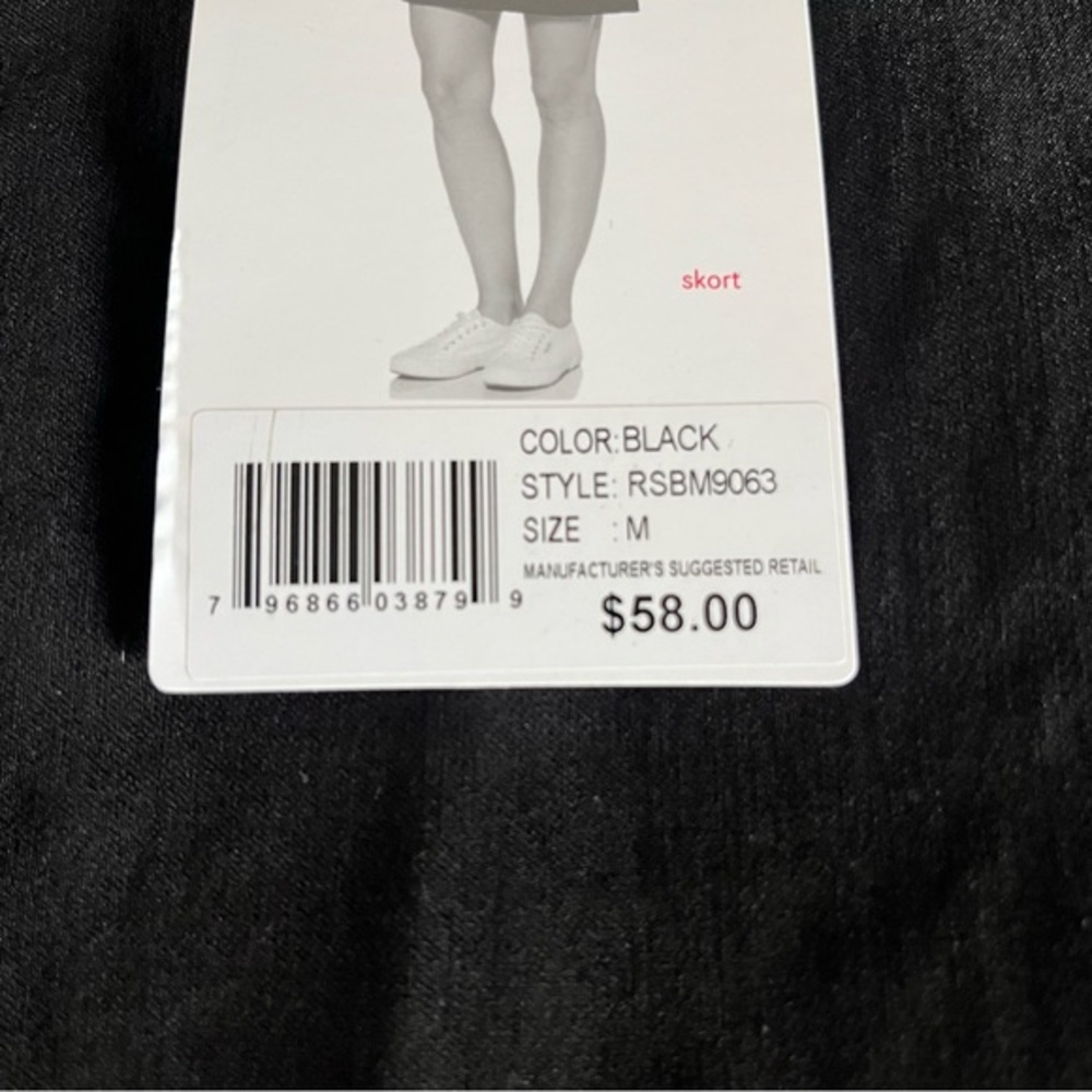 Rafaella Black Skort M Stretch Comfort Pickle Ball Golf Tennis‎ Walking NWT $58 - Picture 11 of 11